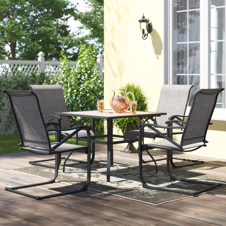 Trent Austin Design Horwich 4 Person Square Outdoor Dining Set